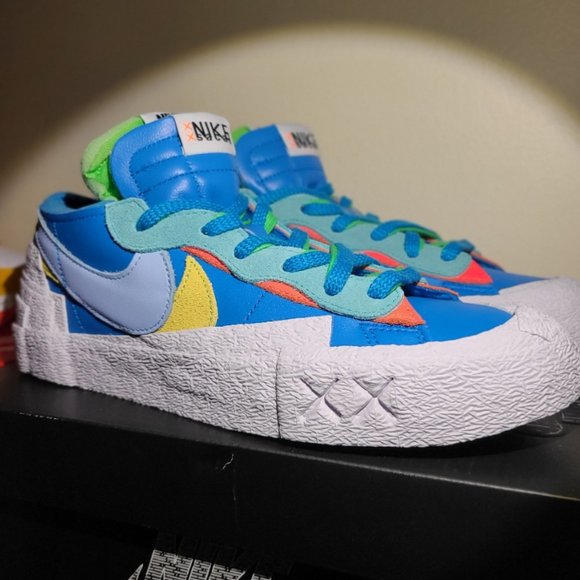 sacai KAWS Neptune Blue - Nike Blazer Low - Picture 3 of 5